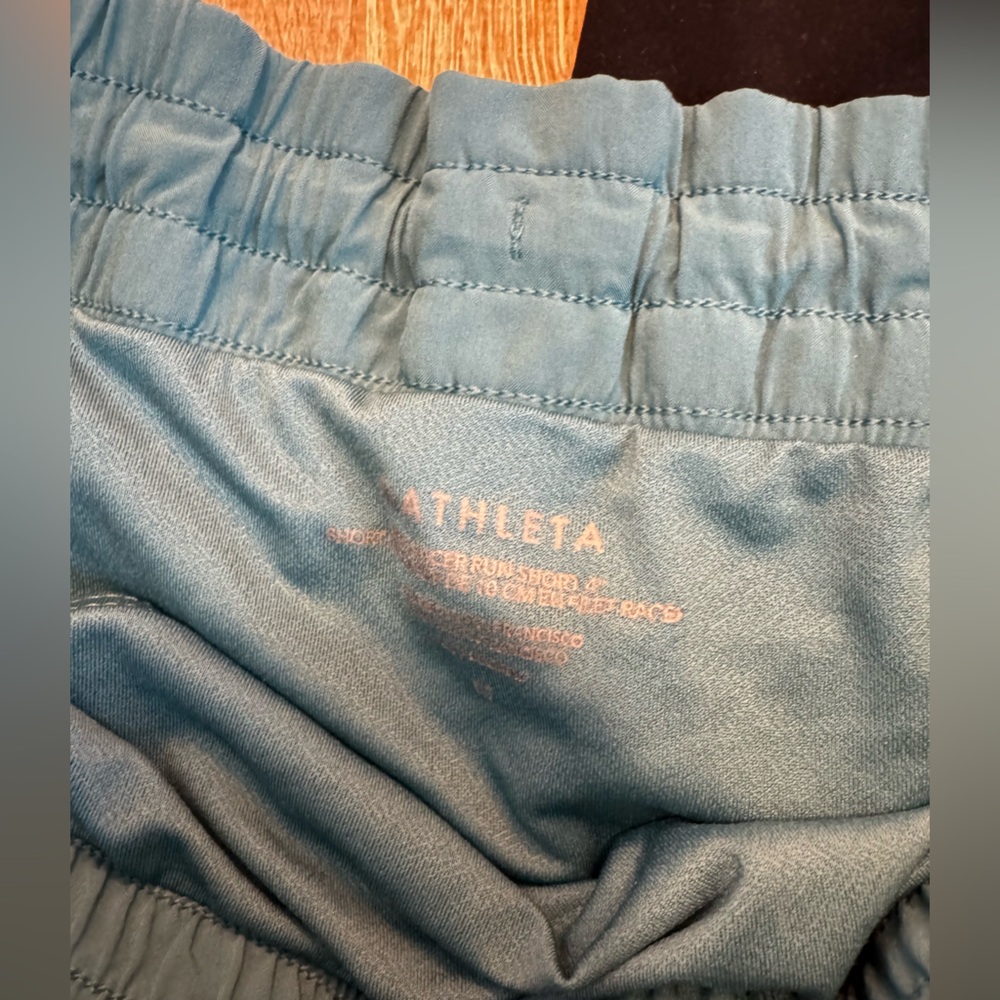 Athleta Black and Teal Athletic Shorts Duo - Picture 5 of 6